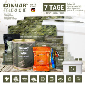 CONVAR™ Feldküche — 7-dnevni paket za nužne zalihe